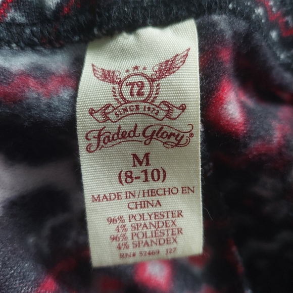 🍓2 for $30🍓 Faded Glory Christmas legging - Picture 2 of 2